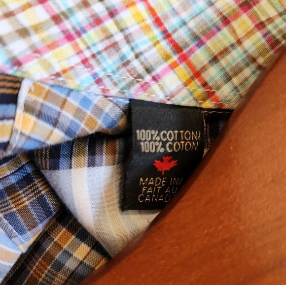 Patrick James RESERVE size Medium long sleeve button-up - Picture 7 of 13